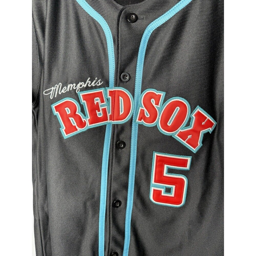 Memphis Red Sox #5 Headgear Classics Negro League Baseball Jersey SZ XL Youth - Picture 3 of 12